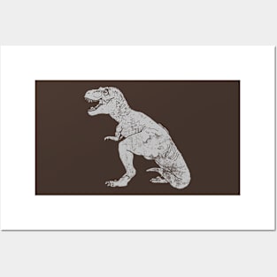 T Rex Tyrannosaurus Dinosaur Lover Gift Posters and Art